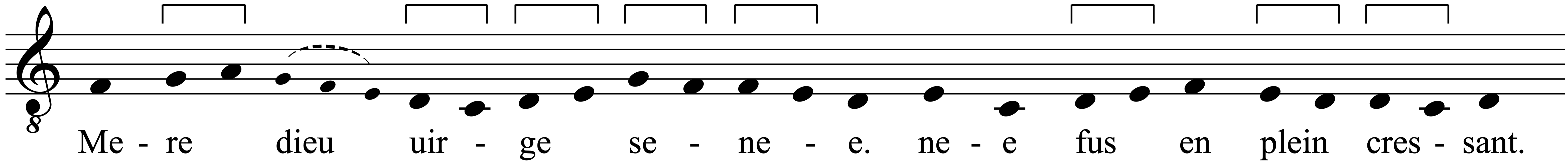 Work musical notation